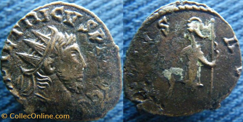 Tétricus I antoninien imitation monnaies antiquite av jc ap romaines republicaines imperiales tetricus i antoninien imitation
