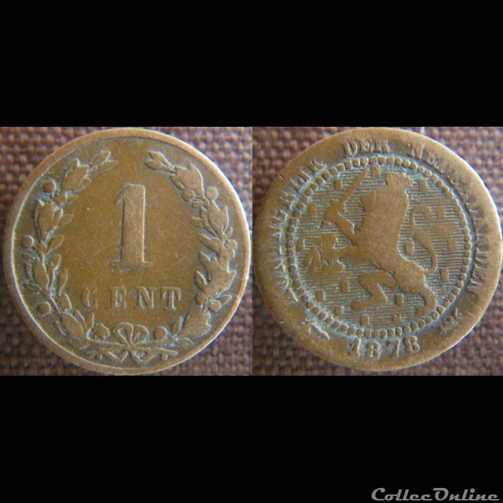 1 cent 1878 monnaie monde pay ba 1 cent 1878