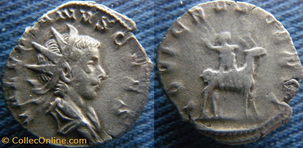 monnaies antiquite av jc ap romaines republicaines imperiales valerien ii antoninien