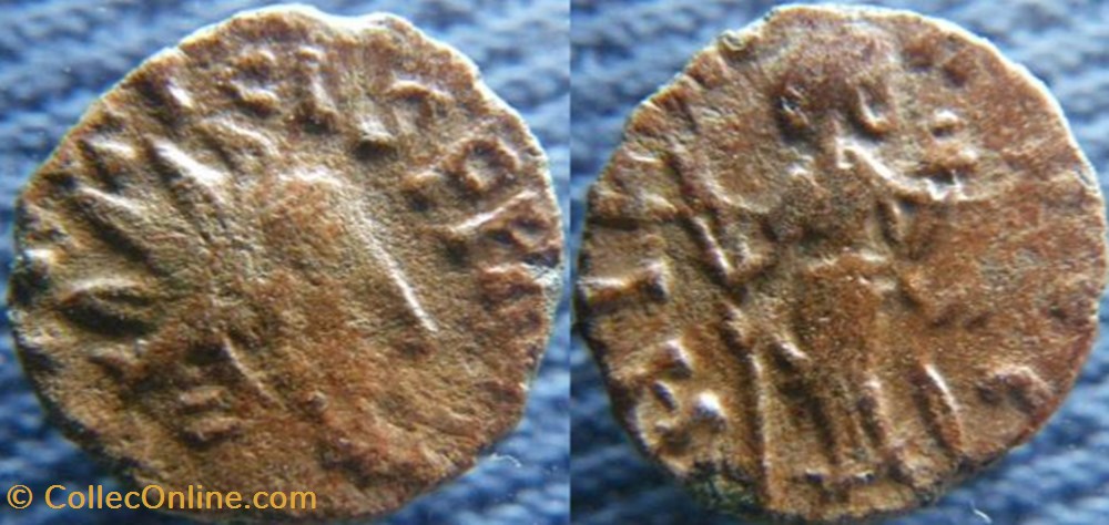 Tétricus I antoninien imitation monnaies antiquite av jc ap romaines republicaines imperiales tetricus i antoninien imitation