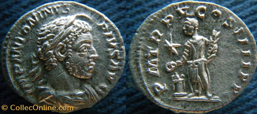 Elagabale denier monnaies antiquite av jc ap romaines republicaines imperiales elagabale denier