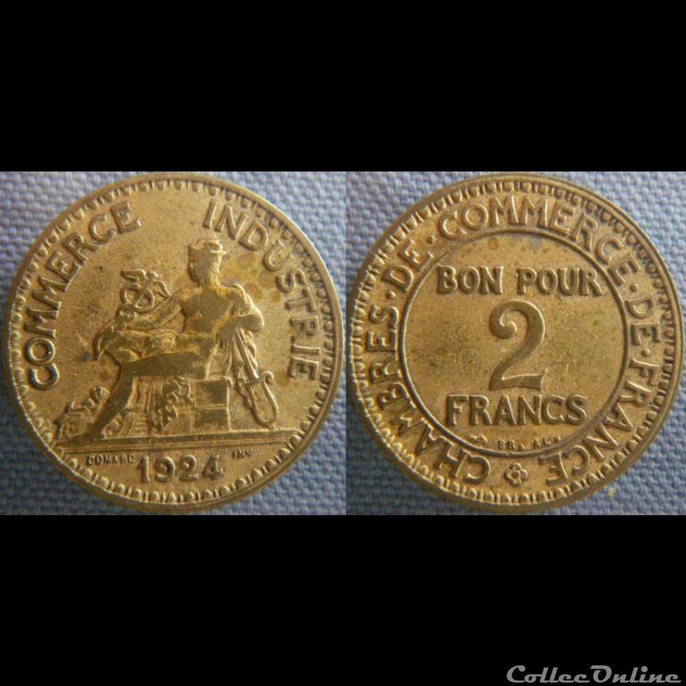 2 Francs 1924 monnaie france moderne 2 francs 1924