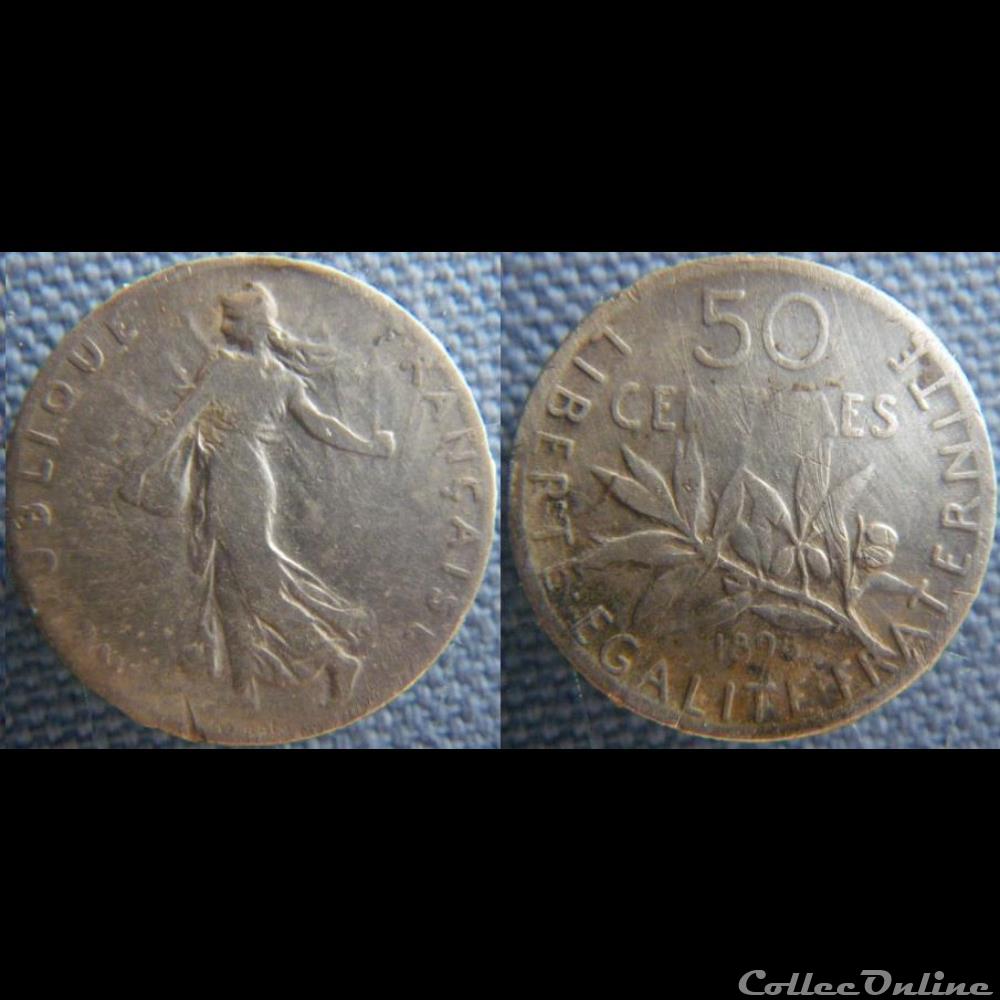 50 centimes 1898 monnaie france moderne 50 centimes 1898