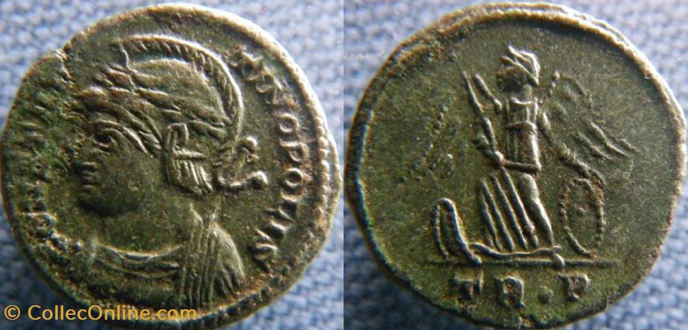 Constantinople Ae3 monnaies antiques romaines republicaines imperiales constantinople ae3
