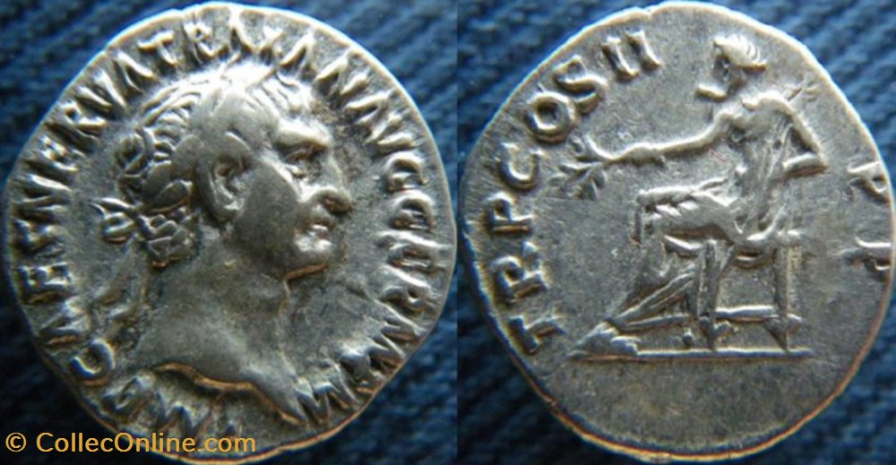 monnaies antiquite av jc ap romaines republicaines imperiales trajan denier