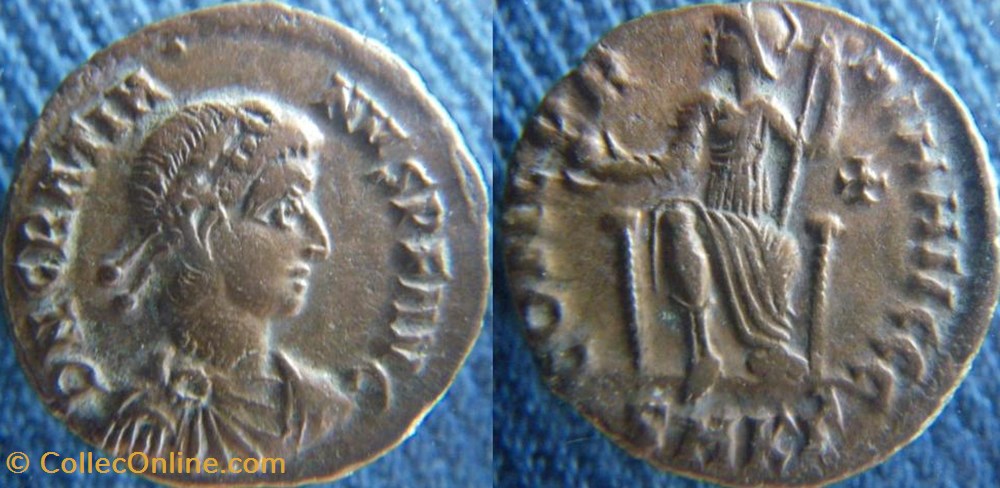monnaies antiquite av jc ap romaines republicaines imperiales gratien ae3