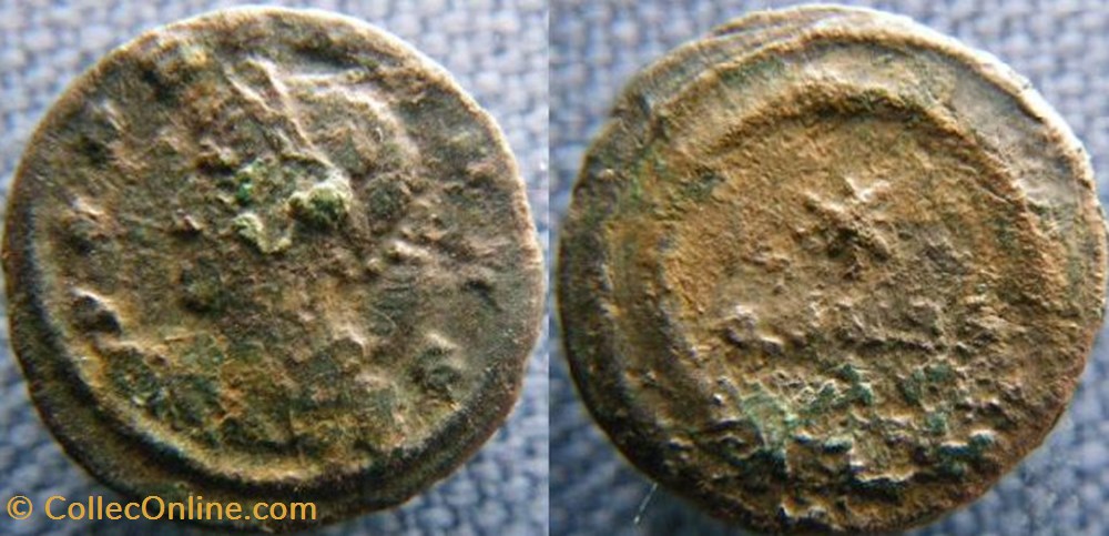 monnaies antiques romaines imperiales et republicaines genie du peuple romain ae4