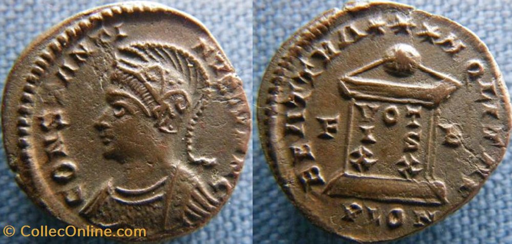 Constantin II Ae3 monnaies antiques romaines imperiales et republicaines constantin ii ae3