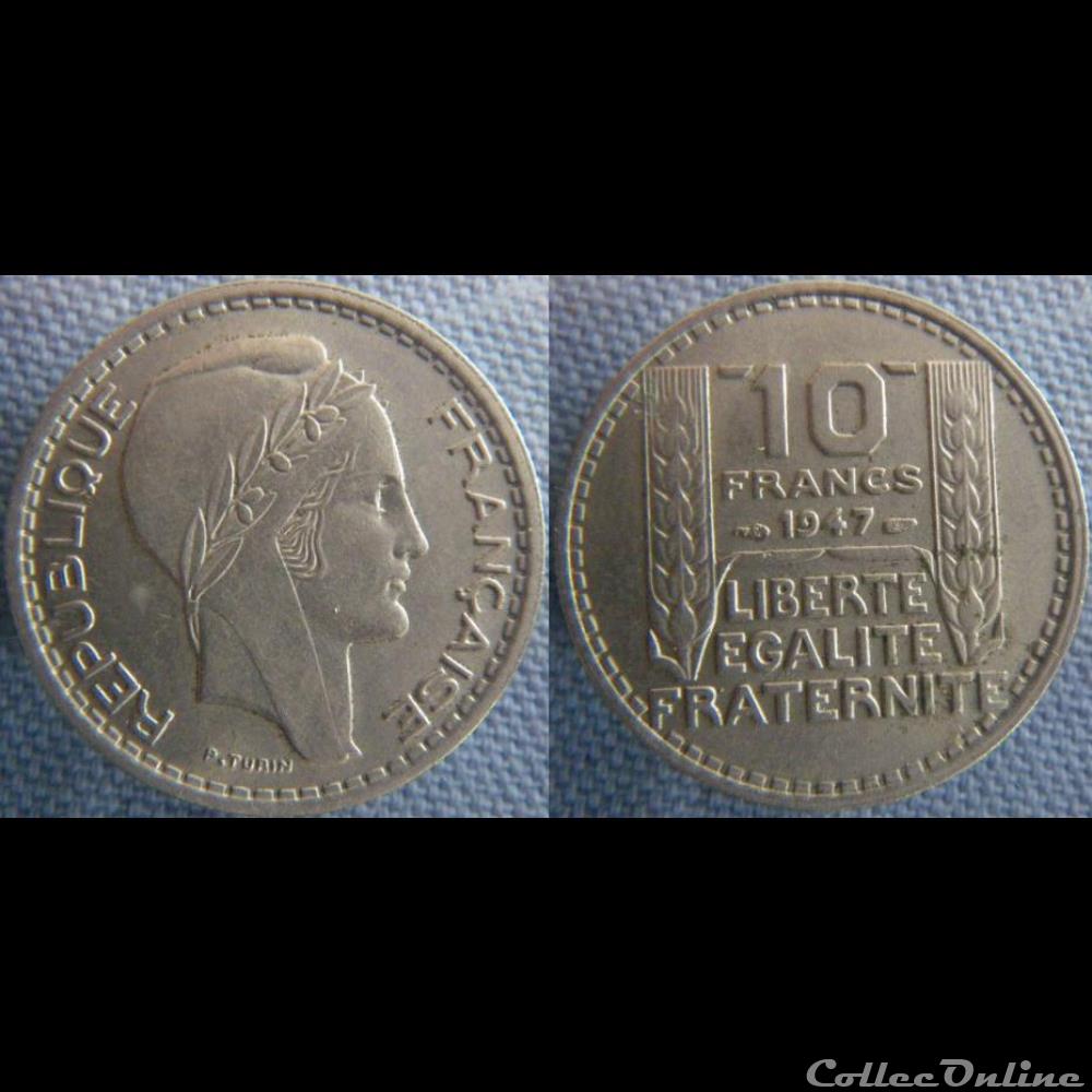 10 Francs 1947 monnaie france moderne 10 francs 1947