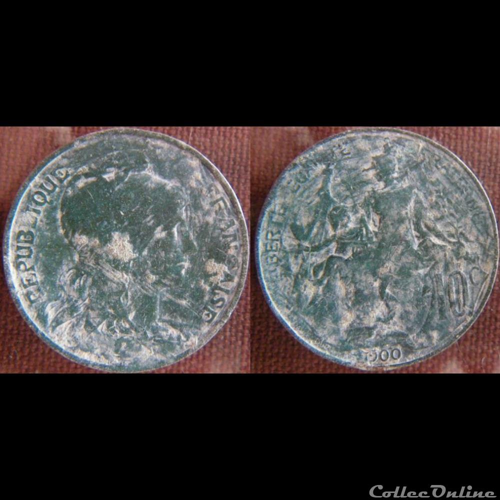10 Centimes 1900 monnaie france moderne 10 centimes 1900