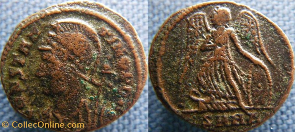 Constantinople Ae3 monnaies antiques romaines republicaines imperiales constantinople ae3