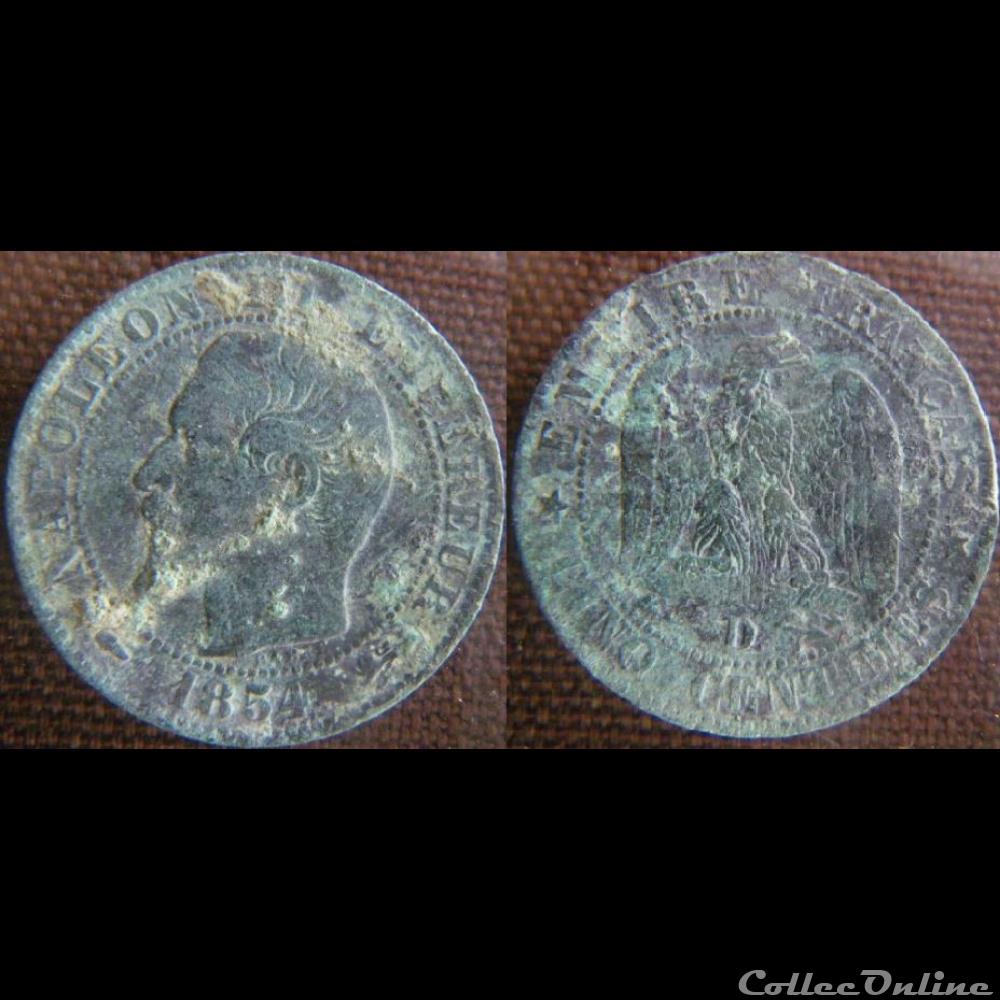 5 Centimes 1854 D monnaie france moderne 5 centimes 1854 d