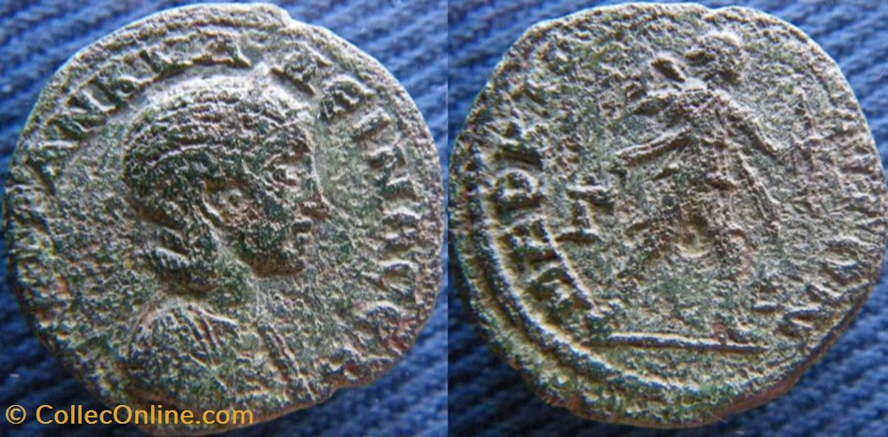 monnaies antiquite av jc ap romaines republicaines imperiales tranquilline moyen bronze colonial marcianopolis