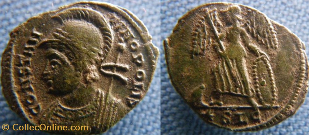Constantinople Ae3 monnaies antiques romaines republicaines imperiales constantinople ae3