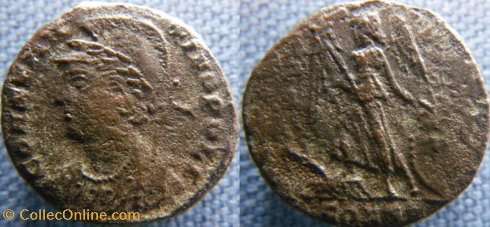 monnaies antiques romaines republicaines imperiales constantinople ae3