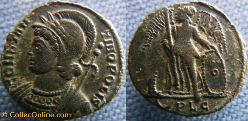 Constantinople Ae3 monnaies antiques romaines republicaines imperiales constantinople ae3