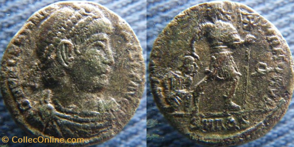 Valentinien I Ae3 monnaies antiquite av jc ap romaines republicaines imperiales valentinien i ae3