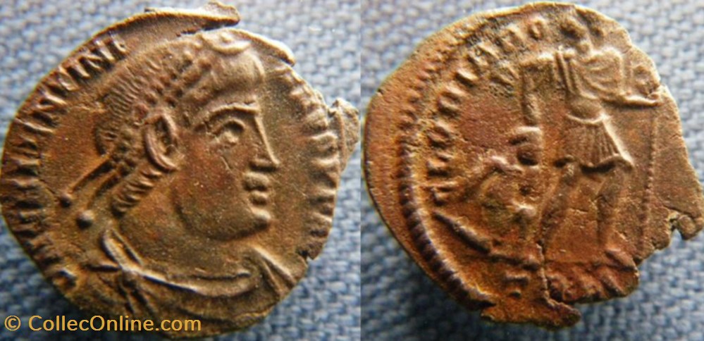 Valentinien I Ae3 monnaies antiques av jc ap romaines republicaines imperiales valentinien i ae3
