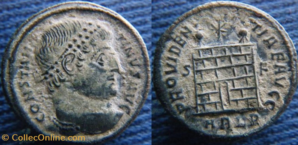 Constantin I Ae3 monnaies antiquite av jc ap romaines republicaines imperiales constantin i ae3