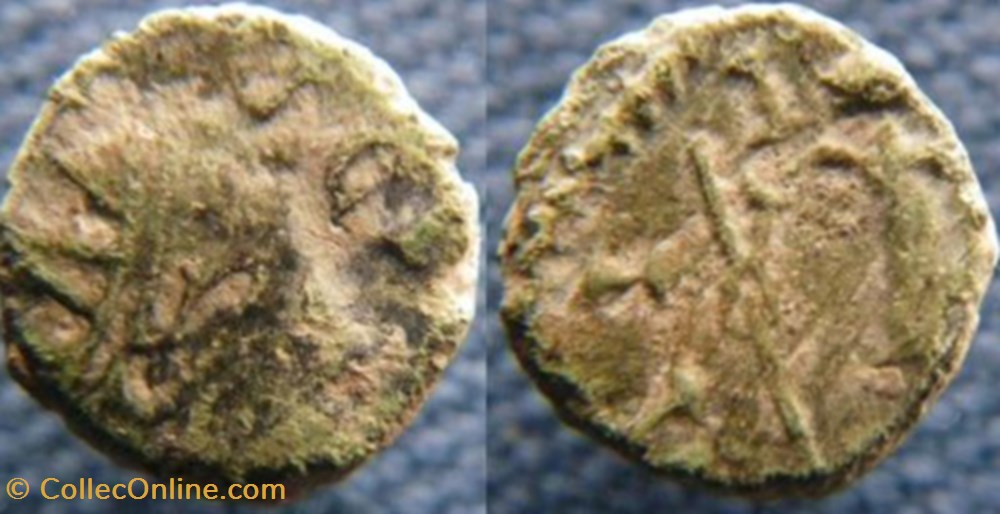 Tétricus I antoninien imitation monnaies antiquite av jc ap romaines republicaines imperiales tetricus i antoninien imitation