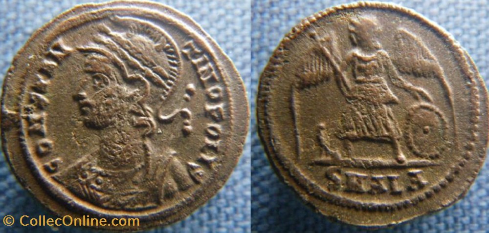 Constantinople Ae3 monnaies antiques romaines republicaines imperiales constantinople ae3