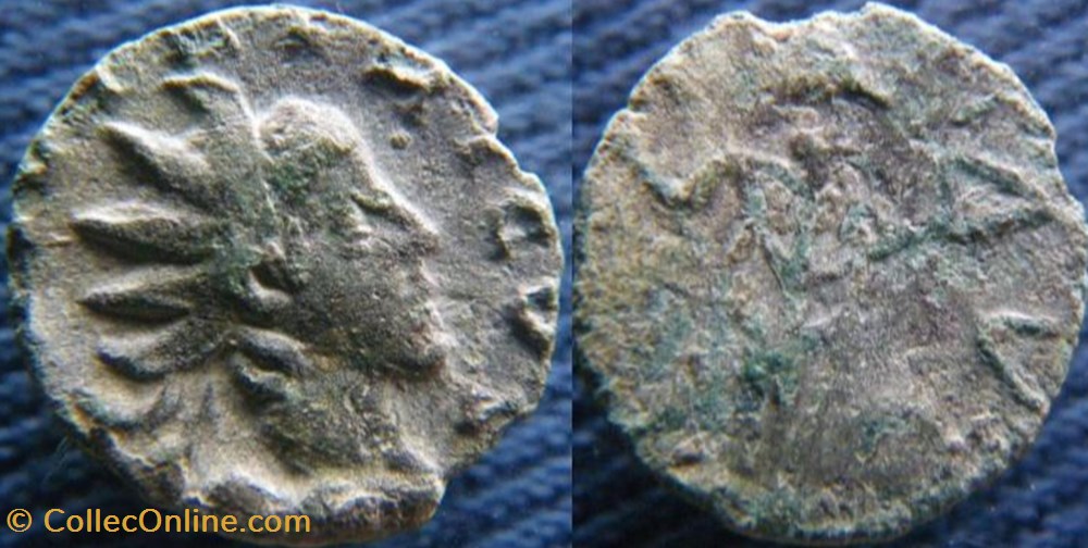 Tétricus II antoninien imitation monnaies antiquite av jc ap romaines republicaines imperiales tetricus ii antoninien imitation