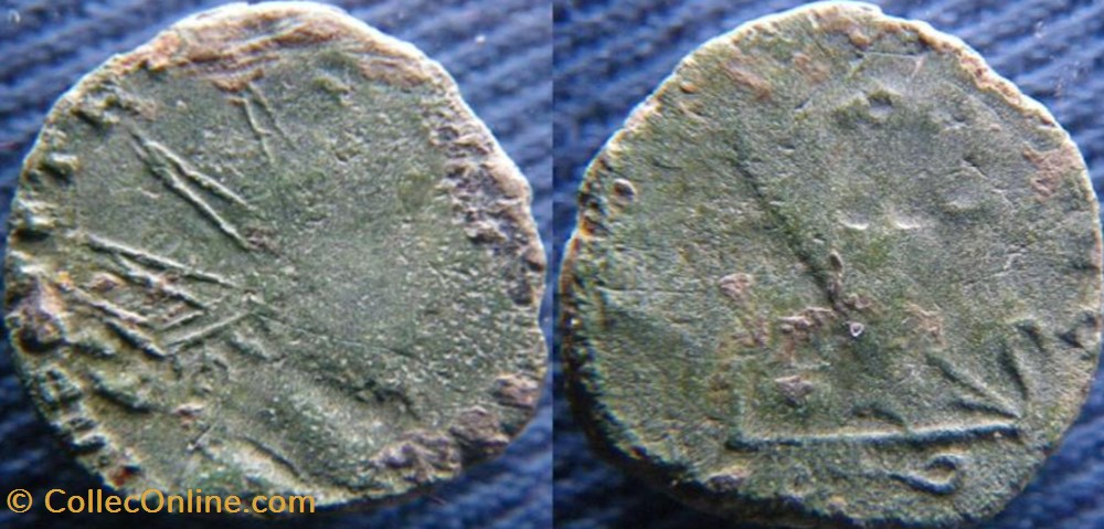 monnaies antiquite av jc ap romaines republicaines imperiales tetricus i antoninien imitation