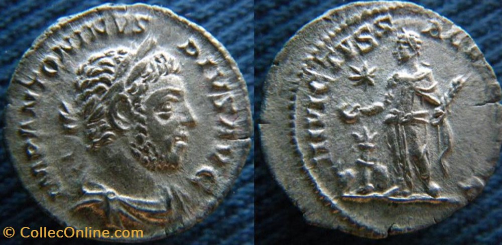 Elagabale denier monnaies antiquite av jc ap romaines republicaines imperiales elagabale denier
