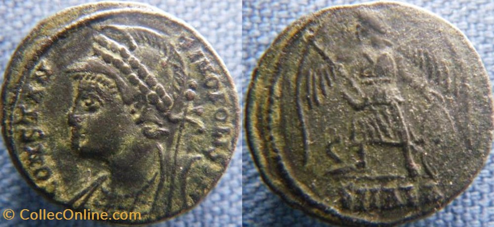 Constantinople Ae3 monnaies antiques romaines republicaines imperiales constantinople ae3