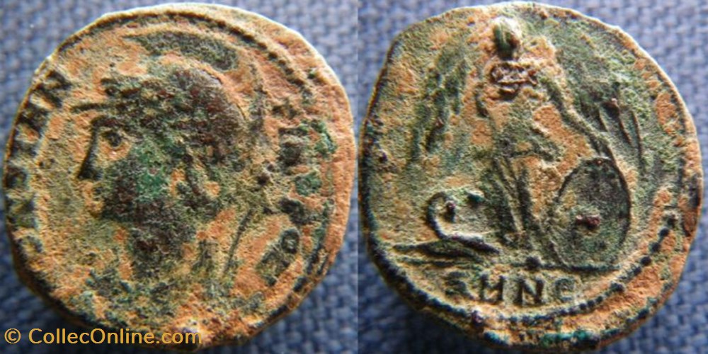 Constantinople Ae3 monnaies antiques romaines republicaines imperiales constantinople ae3