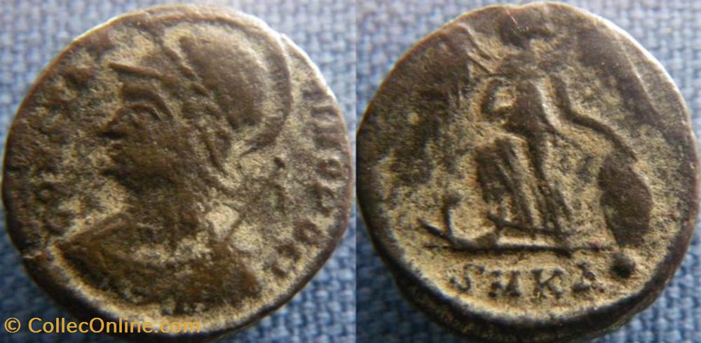 Constantinople Ae3 monnaies antiques romaines republicaines imperiales constantinople ae3