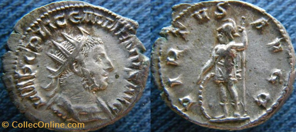 monnaies antiquite av jc ap romaines republicaines imperiales gallien antoninien