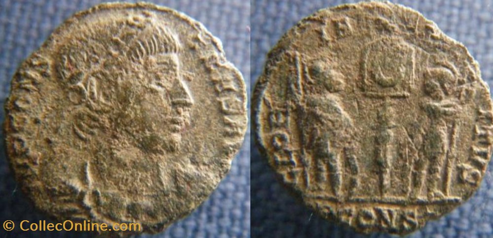 Constans Ae3/4 monnaies antiques romaines imperiales et republicaines constans ae3 4