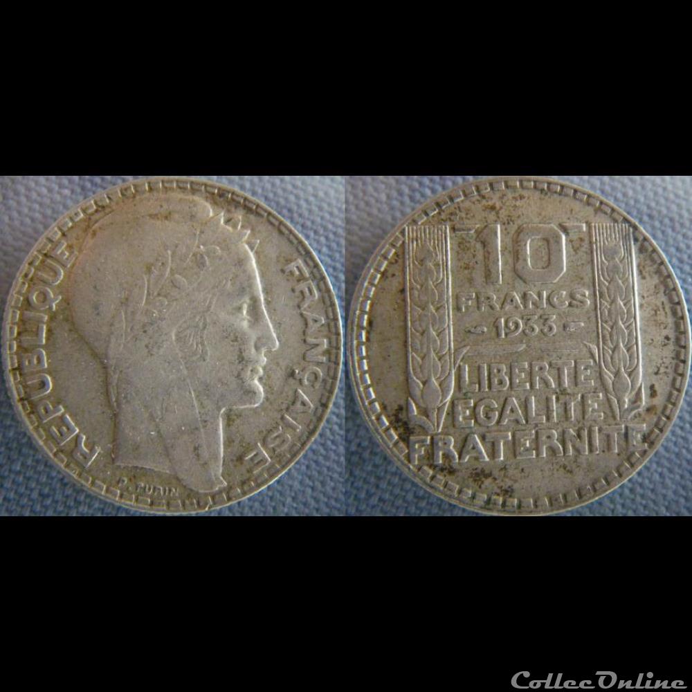 10 Francs 1933 monnaie france moderne 10 francs 1933