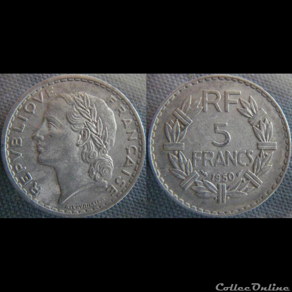 5 Francs 1950 monnaie france moderne 5 francs 1950