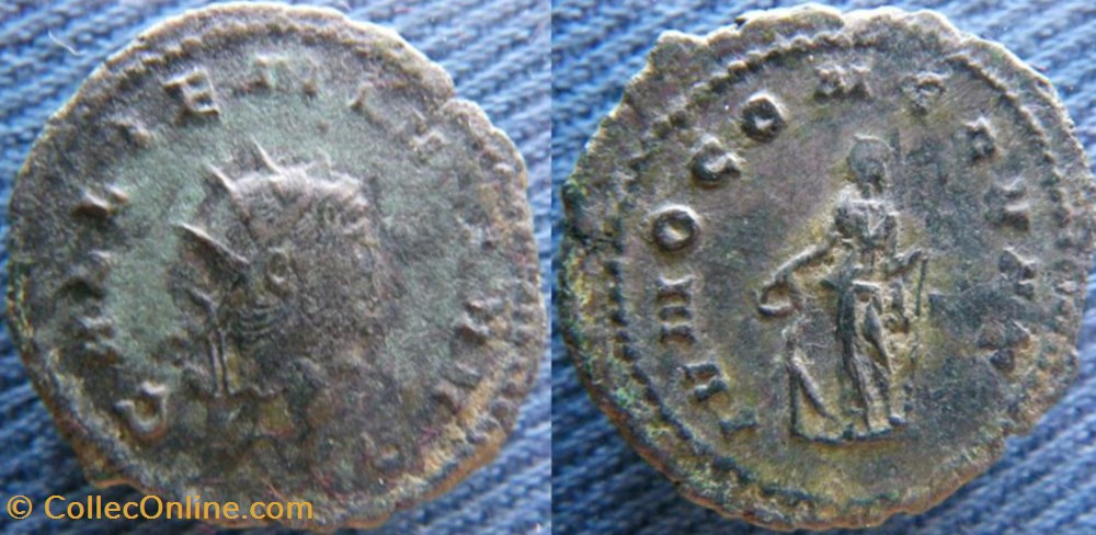 monnaies antiquite av jc ap romaines republicaines imperiales gallien antoninien