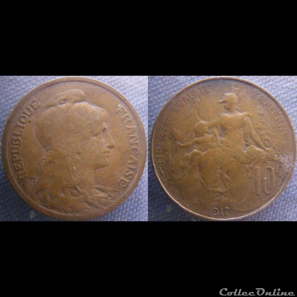 10 Centimes 1917 monnaie france moderne 10 centimes 1917