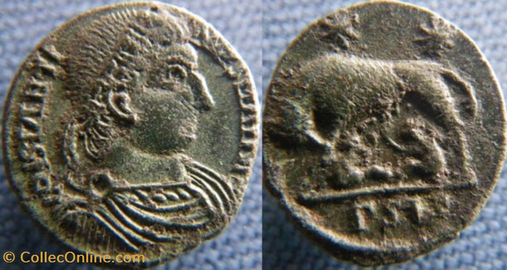 Constantin I Ae3 imitation monnaies antiques romaines republicaines imperiales constantin i ae3 imitation