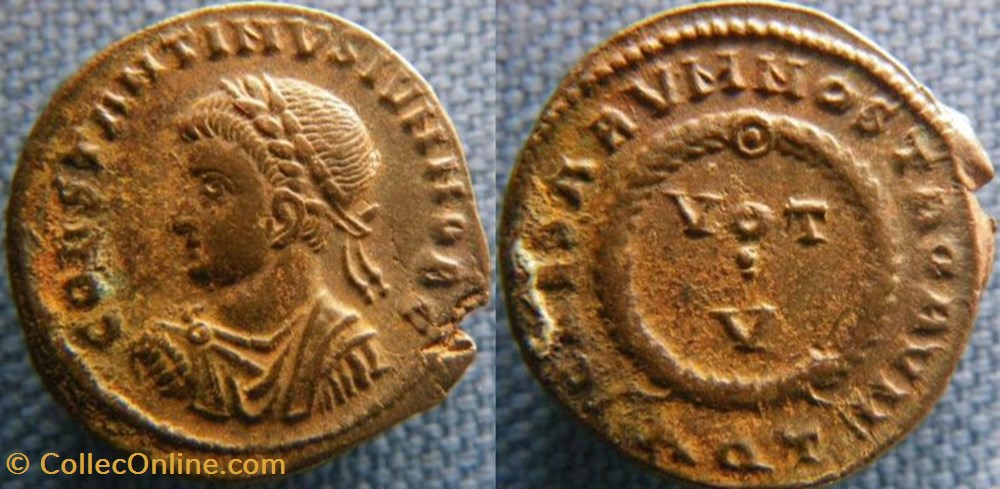 Constantin II Ae3 monnaies antiques romaines imperiales et republicaines constantin ii ae3