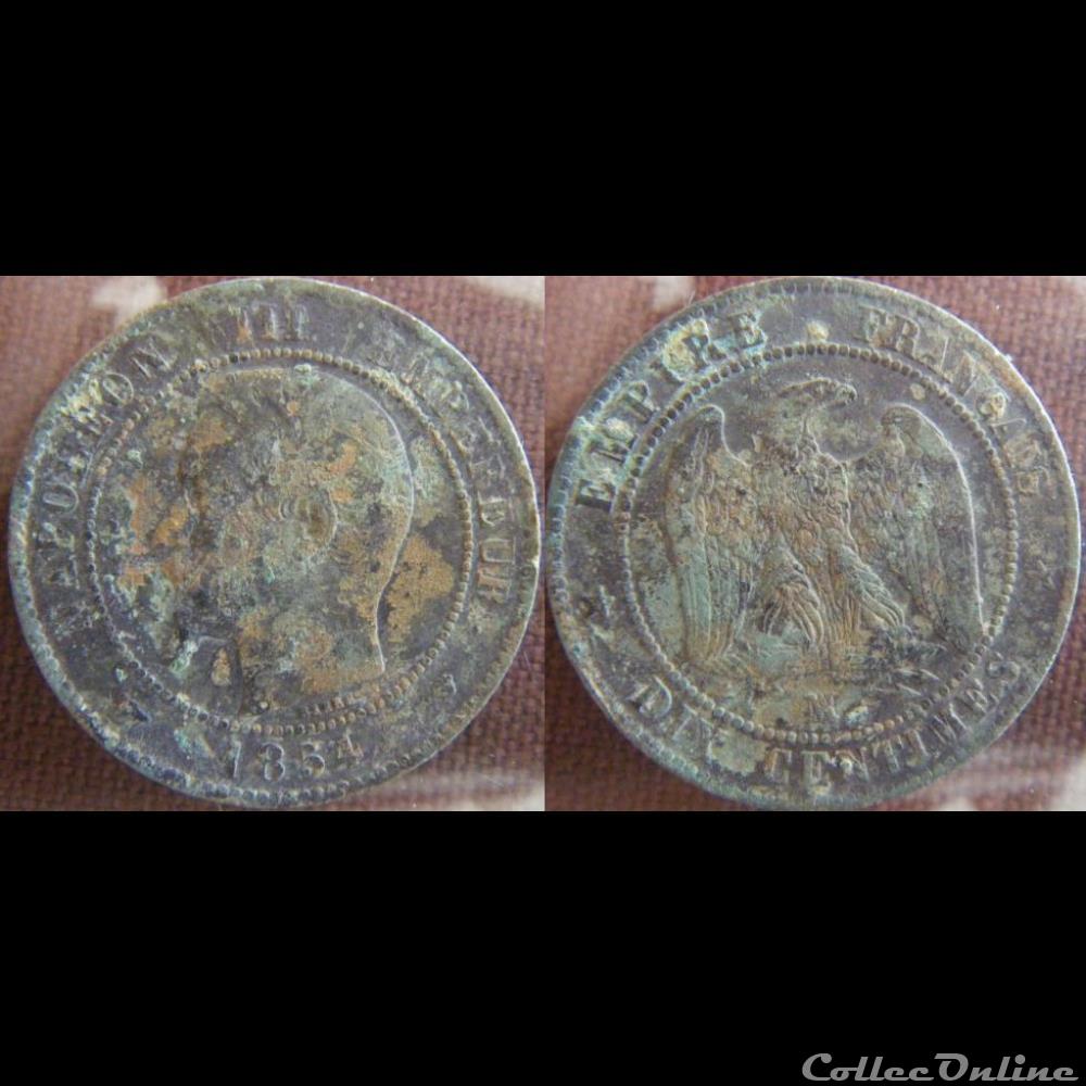 10 Centimes 1854 MA monnaie france moderne 10 centimes 1854 ma