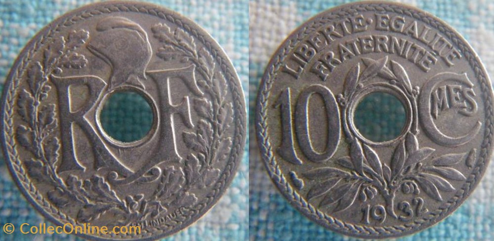 10 Centimes 1932 monnaie france a moderne 10 centimes 1932