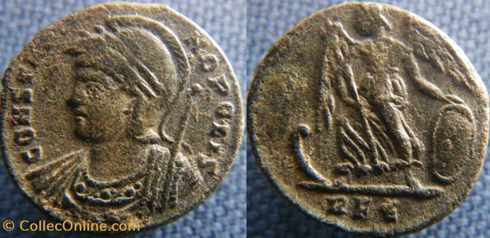 monnaies antiques romaines republicaines imperiales constantinople ae3