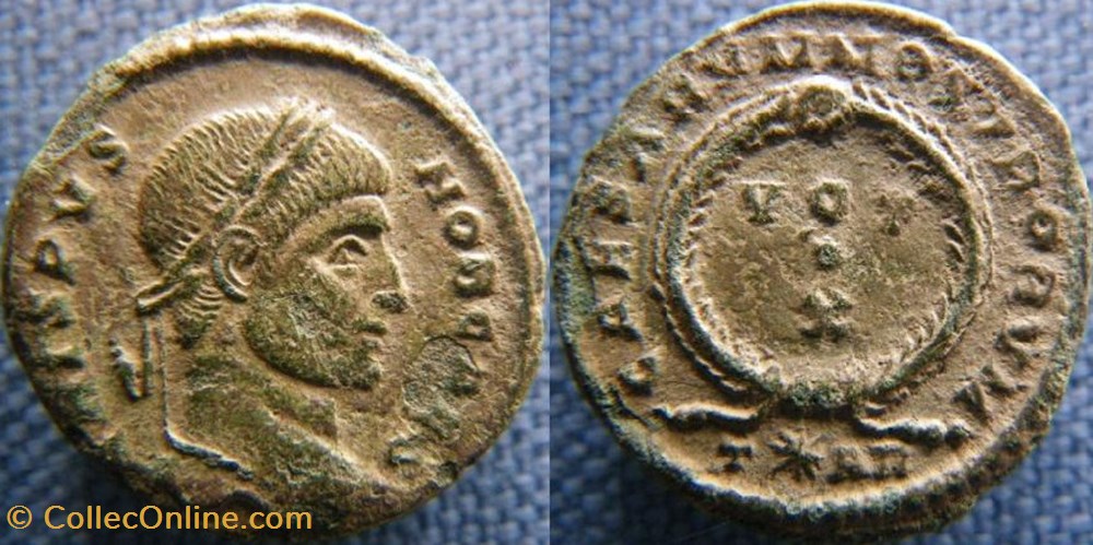 monnaies antiques romaines imperiales et republicaines crispus ae3