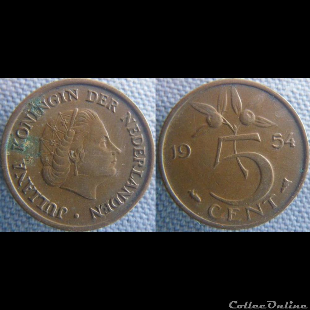 5 Cents 1954 monnaie monde pay ba 5 cents 1954