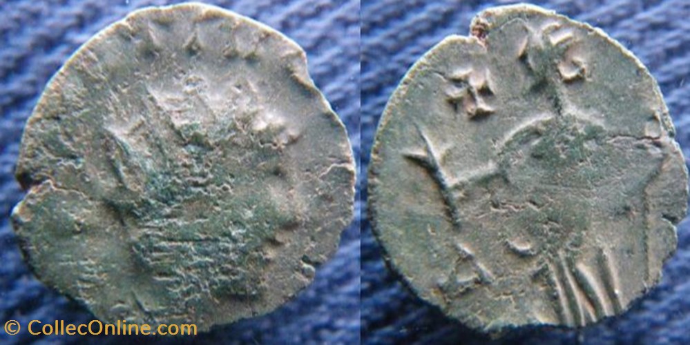 monnaies antiquite av jc ap romaines republicaines imperiales tetricus i antoninien imitation