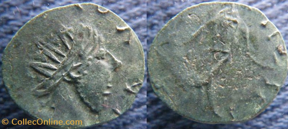 Tétricus I antoninien imitation monnaies antiquite av jc ap romaines republicaines imperiales tetricus i antoninien imitation