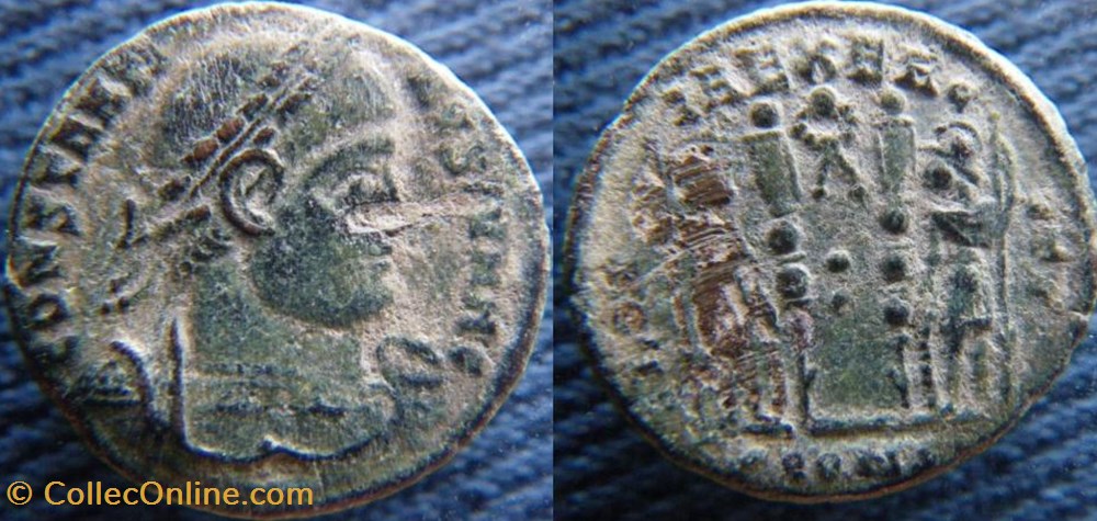 Constantin II Ae3 monnaies antiquite av jc ap romaines republicaines imperiales constantin ii ae3