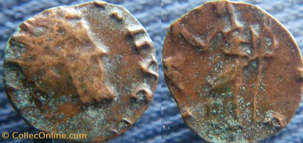 Tétricus I antoninien imitation monnaies antiquite av jc ap romaines republicaines imperiales tetricus i antoninien imitation