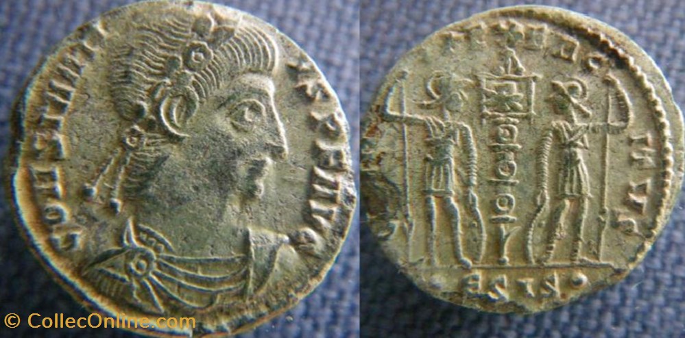 Constance II Ae3/4 monnaies antiques romaines imperiales et republicaines constance ii ae3 4