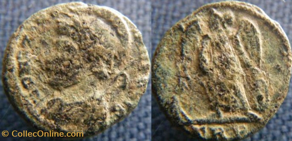 Constantinople Ae3/4 monnaies antiques romaines republicaines imperiales constantinople ae3 4